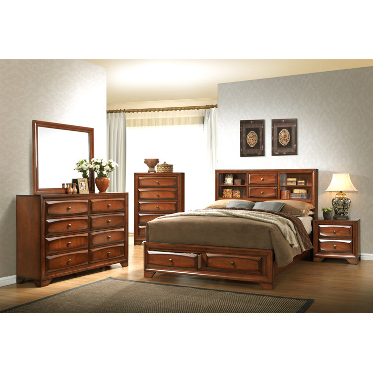 Winston Porter Beagan King Solid Wood Platform Bedroom Set & Reviews